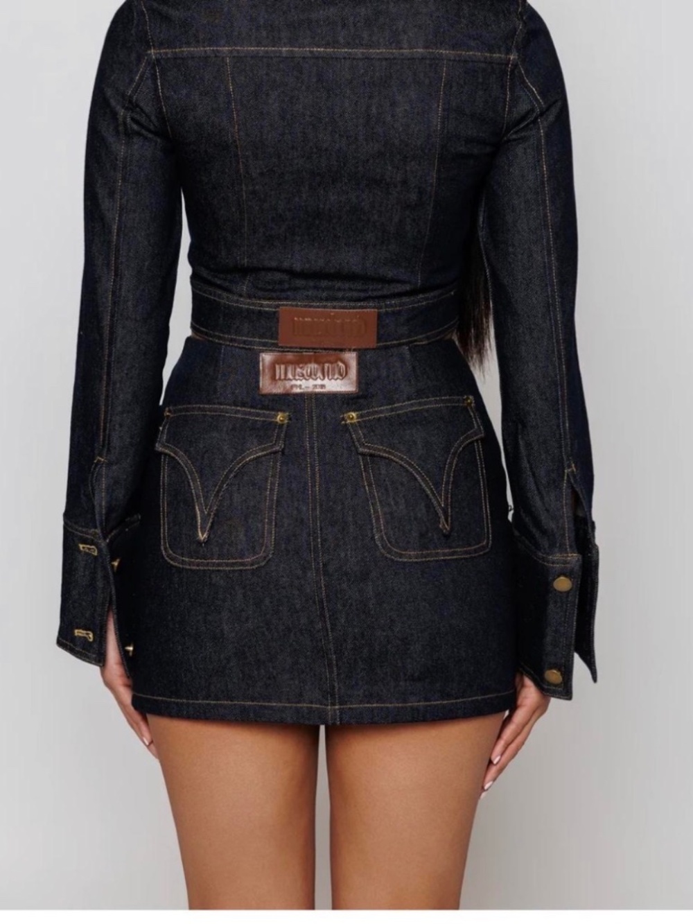 Muse brand denim skirt